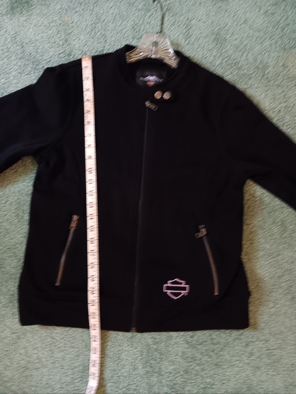 Geniune Harley Davison Ladies Black Motorclothes Jacket - Picture 11 of 13